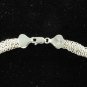 Multi Strand Solid Sterling Silver Heart Necklace N1122