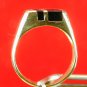 Men's 14k Solid Gold & Onyx Ring Size 8 R523-750