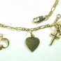 Charm Bracelet 14k Solid Yellow Gold B1188-750