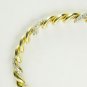Macaroni Diamond Tenis Bracelet 14k Solid Gold B1150-750