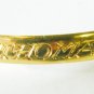 "Thomas" ID Figaro Bracelet 14k Yellow Gold w/Diamond Brac214-750