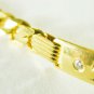 "Thomas" ID Figaro Bracelet 14k Yellow Gold w/Diamond Brac214-750