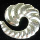 CornuCopia Brooch Pin Solid Sterling Silver