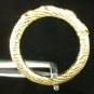 18k Solid Yellow Gold & Ruby Band Sz 6 1/2 R1308-750