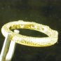 18k Solid Yellow Gold & Ruby Band Sz 6 1/2 R1308-750