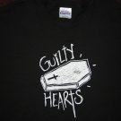 Vintage THE Guilty Hearts T shirt Rock XL EMO INDIE