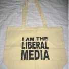 I AM THE LIBERAL MEDIA Tote BAG NWOT FREEDOM SPEECH
