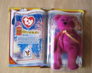 New McDonalds TY Millenium Bear Beanie Babies  Sealed