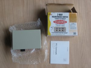 BRAND NEW PC Concepts 2 way VGA/ Keyboard Switch