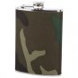 Maxam® 8oz Stainless Steel Flask with Camouflage Wrap