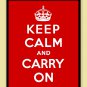 Keep Calm and Carry On print