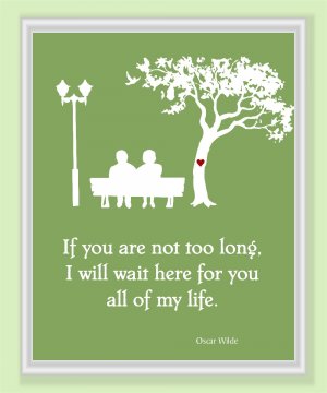 I will wait for you Print