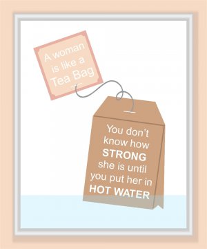 A Strong Woman print