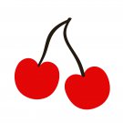Modern Cherries print for your kitchen