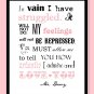 Pride and Prejudice Mr. Darcy's Proposal Print