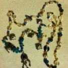 Hand made vintage and new bead boho/gypsy necklace