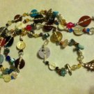 Hand made vintage and new bead boho/gypsy necklace