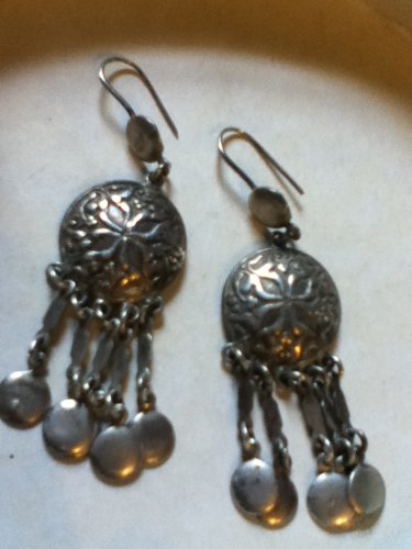 Vintage gypsy earrings for pierced ears