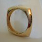 Goldtone Square Bracelet #1004-br-1kc
