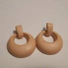 Drop hoop earrings  50% OFF!    #1003-e-1kc