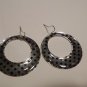Polka dot drop hoop earrings 50% OFF! #1001-e-1kc