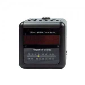 Wi-FI Alarm Clock Radio Covert Camera with 2-Way Talk Back Audio SKU: HC-ALARC-WF