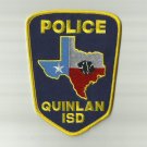 QUINLAN ISD TEXAS POLICE PATCH BADGE UNITED STATES