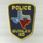 QUINLAN ISD TEXAS POLICE PATCH BADGE UNITED STATES