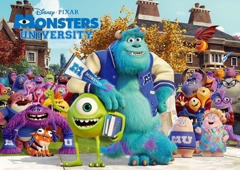 D-1000-430 Disney Pixar Monsters Inc Monsters University (Japan Tenyo ...