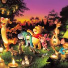 D-1000-270 Tenyo Disney Winnie the Pooh Piglet Forest candle party - Japan Jigsaw Puzzle