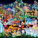 DW-1000-449 Tenyo Disney Mickey Minnie Magical Illumination All Stars - Japan Jigsaw Puzzle