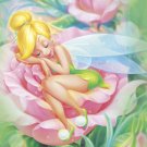 D-500-384 Tenyo Disney Tinker Bell sleeping on a Rose - Japan Jigsaw Puzzle