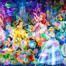 D-300-248 Tenyo Disney Six Princess Cinderella Jasmine and Buddy - Japan Jigsaw Puzzle