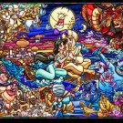 DP-1000-029 Tenyo Disney Princess Jasmine Aladdin - Japan Jigsaw Puzzle