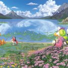 D-950-593 Tenyo Disney Minnie Mouse and Blooming Garden - Japan Jigsaw Puzzle