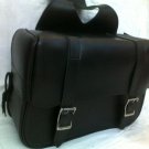 MOTORCYCLE MOTORBIKE CRUISER BIKE LEATHER SADDEL BAGS