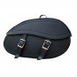MOTORCYCLE MOTORBIKE CRUISER BIKE LEATHER SADDEL BAGS