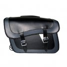 MOTORCYCLE MOTORBIKE CRUISER BIKE LEATHER SADDEL BAGS