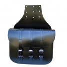 MOTORCYCLE MOTORBIKE CRUISER BIKE LEATHER SADDEL BAGS