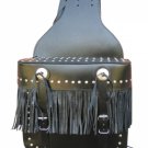 MOTORCYCLE MOTORBIKE CRUISER BIKE LEATHER SADDEL BAGS