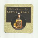 CHIVAS REGAL BLENDED SCOTCH WHISKY ADVERTISING MAT COASTER