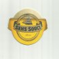 SANS SOUCI Birra ITALIAN ADVERTISING BEER MAT COASTER
