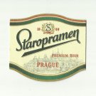STAROPRAMEN BEER CZECH REPUBLIC UKRAINIAN LANGUAGE ADVERTISING BEER MAT COASTER