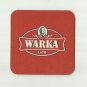WARKA 1478 FOUR BOTTLES POLISH ADVERTISING BEER MAT COASTER
