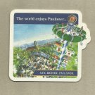 PAULANER BEER MUNICH BREWERY ARGENTINA FOOTBALL WORLD CHAMPIONS ADVERTISING BEER MAT COASTER