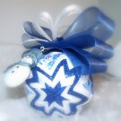 Handmade Quilted Frosty the Snowman Ornament