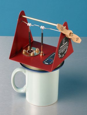 MM-1 Coffee Cup Stirling Engine Model--Powered by Heat or Cold--American Stirling Company