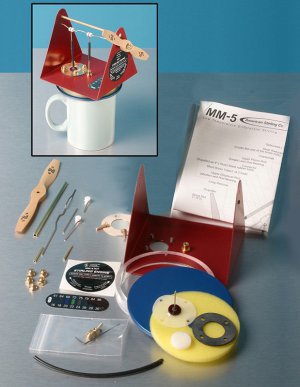 MM-5 Coffee Cup Stirling Engine Model Kit--Powered by Heat or Cold--American Stirling Company
