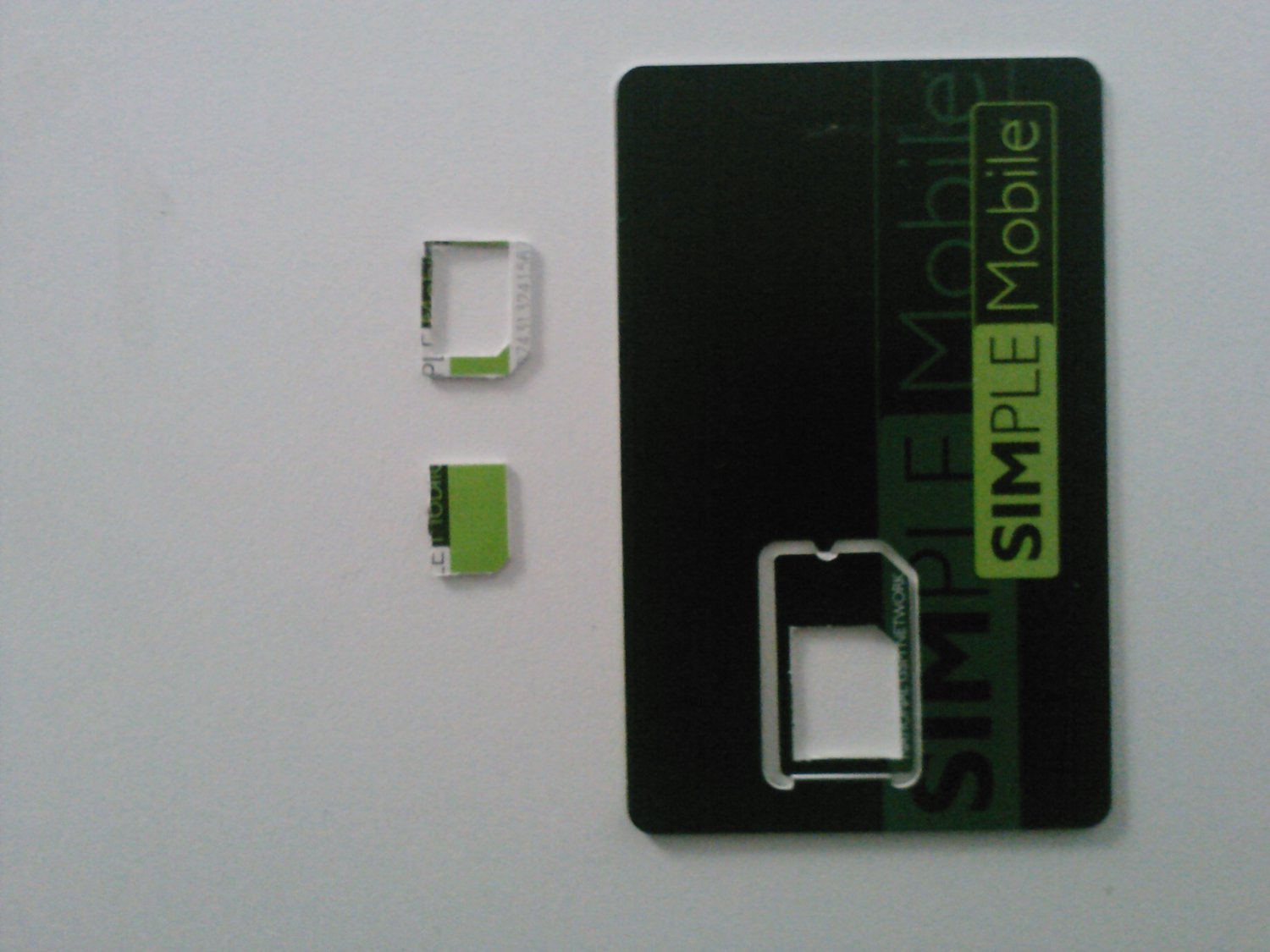 Simple Mobile GSM Unlimited nano sim card for iPhone 5