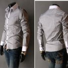 Mens Casual Slim Fit Stylish Long Sleeves Dress Shirts
